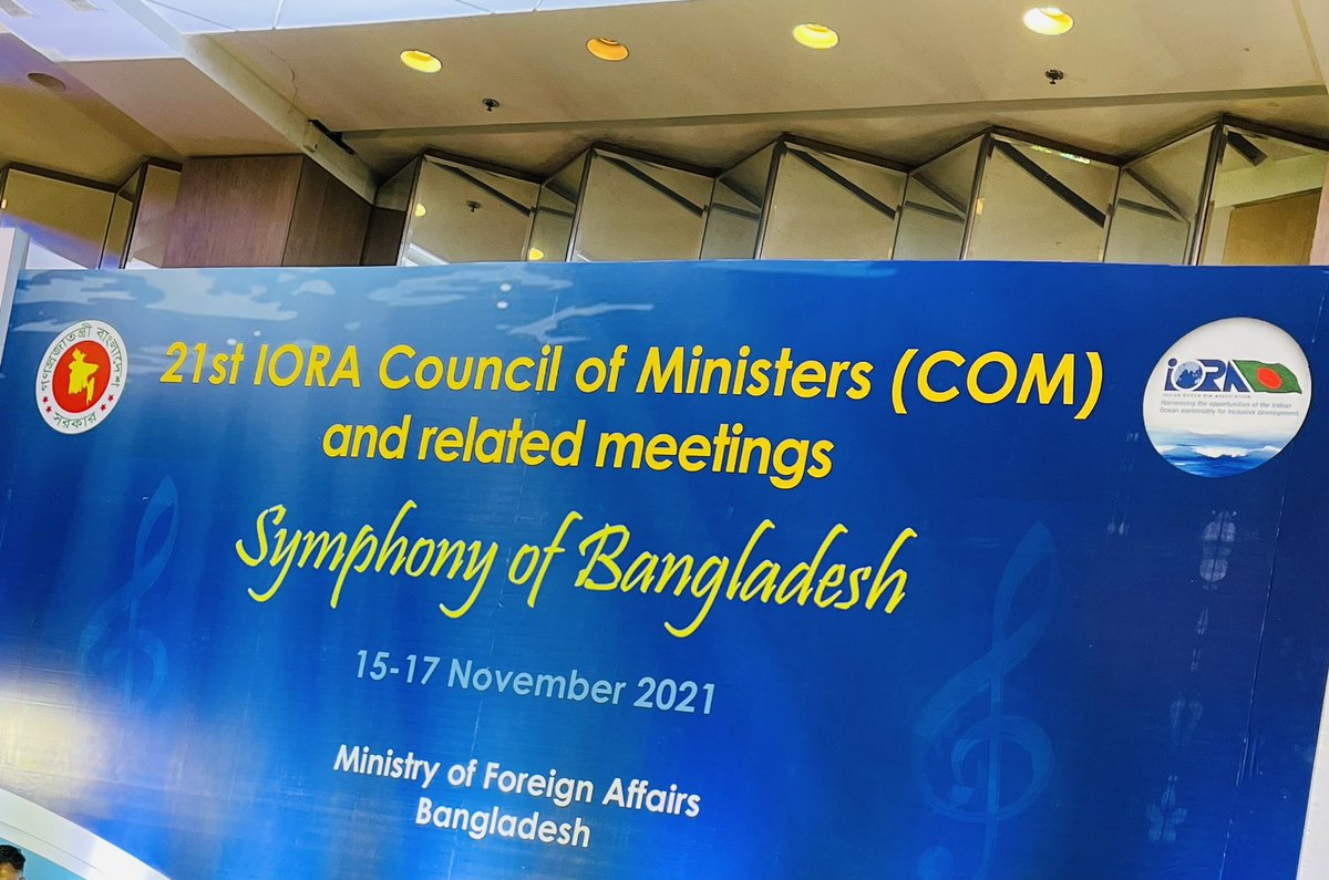 AbabuNamwamba's tweet photo. Arrived in Dhaka, Bangladesh this evening to lead Kenya’s delegation at the 21st Council of Ministers of the 23-member Indian Ocean Rim Association (IORA) of which Kenya is a key member state. IORA is taking on even more significance with the unfolding Indo-Pacific geopolitics.🇰🇪 https://t.co/UUfPfbuW2h