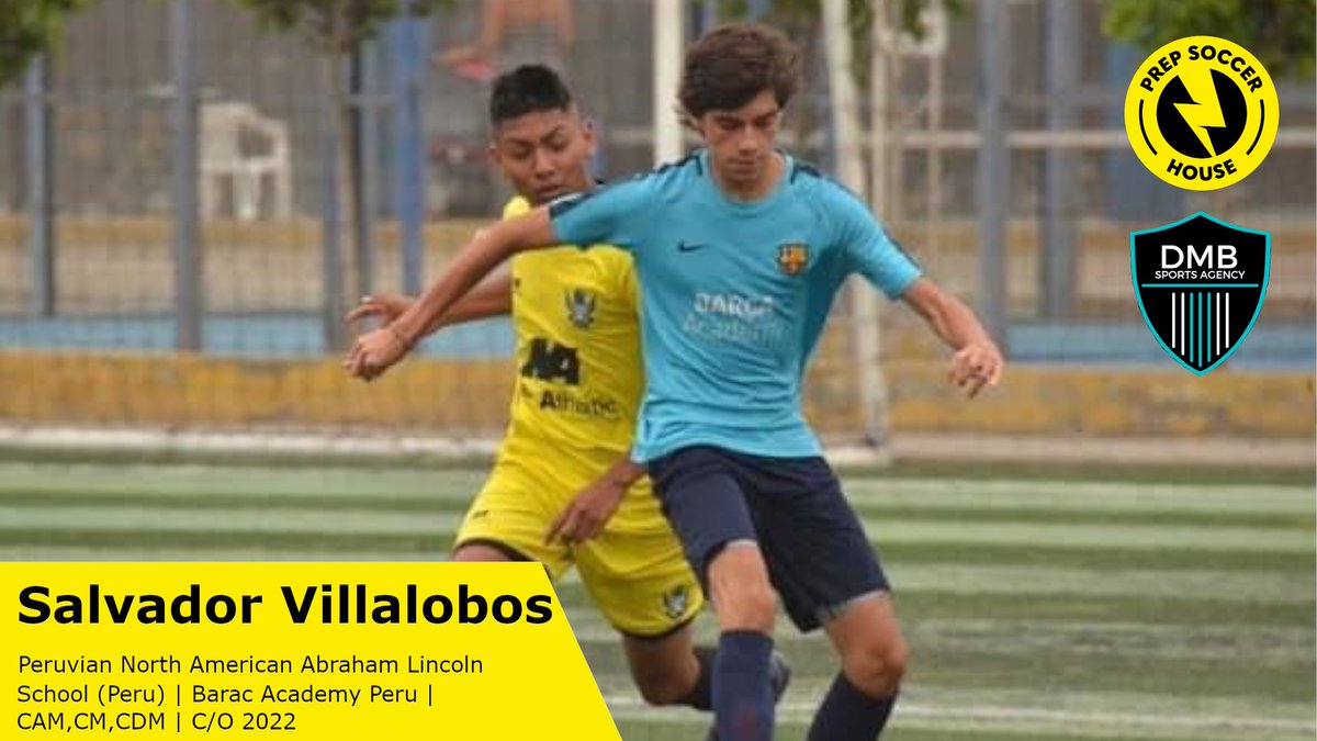 ⚡️Welcome to Prep Soccer House Recruiting, Salvador Villalobos!

Barca Academy Peru
Grad Year: 2022
CAM/CM/CDM
Height: 5'11”
Weight: 154lbs

Our partner agency <a href="/dmbsports_/">DMB Sports Agency</a> !

Contact us for more information about Salvador, as well as check out his profile on our website!⚡️