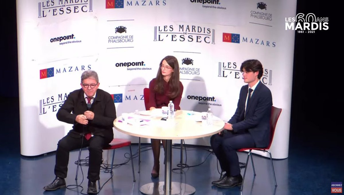 MathieuGarnier_'s tweet photo. Mettez vous ça dans le crâne : la dette ne sera jamais payée. Il n'y a jamais eu dans l'histoire de dette publique aussi importante qui ait été remboursée. Nous pouvons rayer la dette détenue par la BCE. 500 milliards, ça coutera rien à personne - @JLMelenchon #MelenchonESSEC https://t.co/pWGj17OOyp