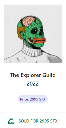ArtOnStacks's tweet photo. Updates!
βοΈ @ByteFighters 790 SOLD for 190 STX!
π§ #TheExplorerGuild 2022 SOLD for 2995STX!
π¨ #SHAPES now with a volume over 4.1K!
More at https://t.co/8ATS8V19OK π https://t.co/6c1s2QGMTj