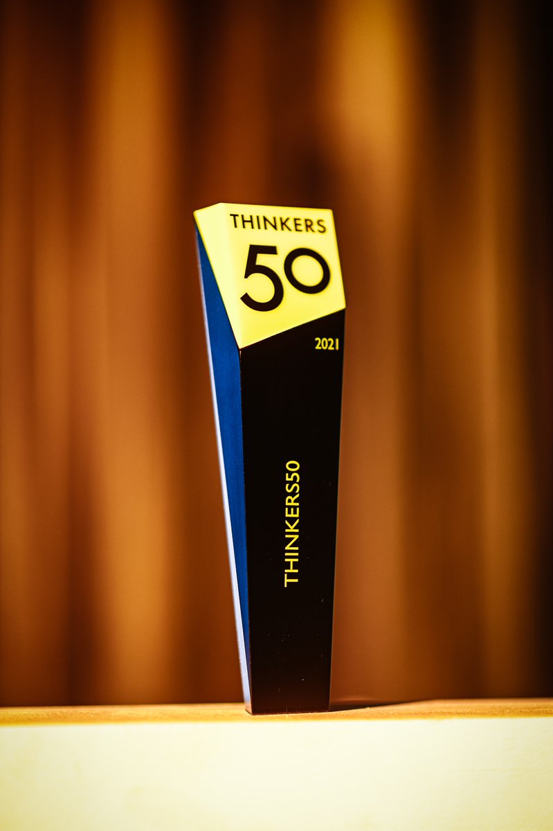 Ranking at #4 are <a href="/AlexOsterwalder/">Alex Osterwalder🇨🇭</a> &amp; <a href="/ypigneur/">Yves Pigneur</a>, the originators of the strategy canvases, previous winners of the Strategy Award, and the authors of ‘The Invincible Company’. Congratulations, Alex and Yves! #Thinkers50 #IdeasWithPurpose