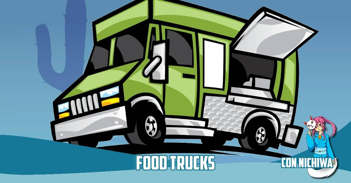 Get ready for some good food! 

Con Nichiwa will be having food trucks this year parked outside the Exhibit Hall near the outside seating.

Here is the list of the food trucks along with a link to their menus.

con-nichiwa.com/posts?id=98qpy…