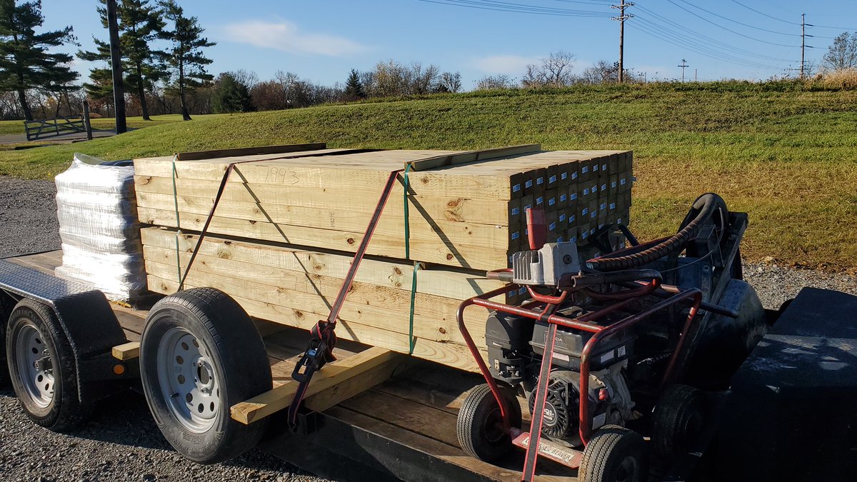 You know what this means... 😁

We are so so very close! 

If you haven't been by the park in awhile I recommend taking a cruise past it, we have a parking lot done, grass mowed and soon enough fence posts going up!! 👏