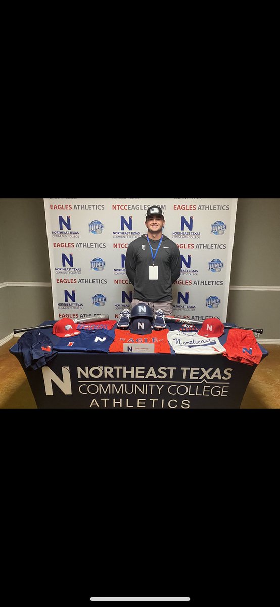 loganmahaffey_'s tweet photo. I’m blessed and honored to announce my commitment to Northeast Texas CC. I’d like to thank the whole coaching staff for the opportunity to further my academic and athletic career! Go eagles! 🦅@NTCC_Baseball @C_Ander5 @KPARKBaseball1 @NorCalU1 @Catch2Live https://t.co/O5rohjy9X1