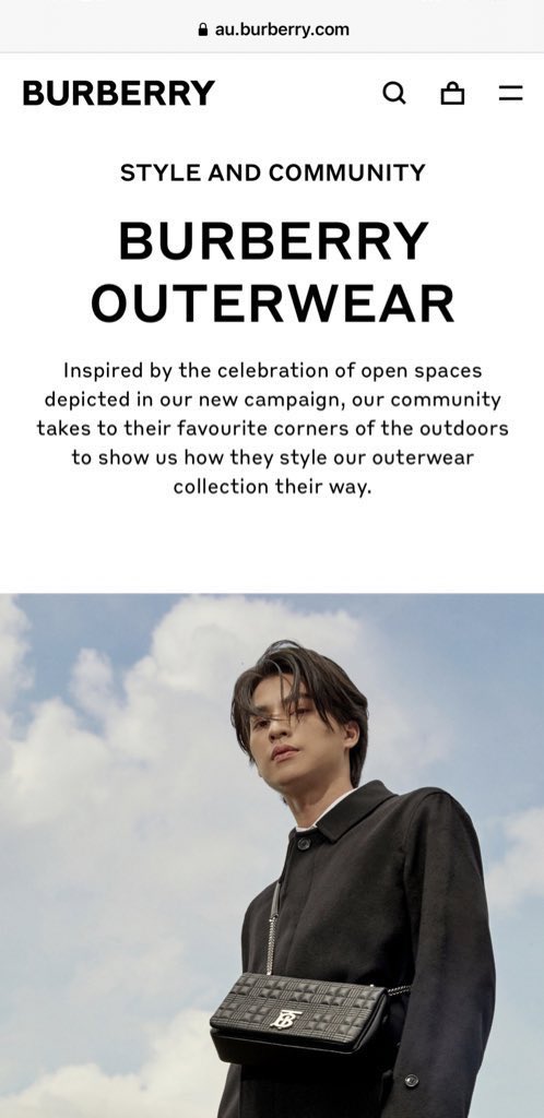 GulfBangladesh's tweet photo. @gulfkanawut on Burberry Australia,USA, Korea website🔥❤️
📍https://t.co/c3gCaXUlR3…
📍https://t.co/70euSOhaXE…
📍https://t.co/TWVpJfTmgr…
thank u @Burberry for having Gulf❤️
#GulfKanawut #กลัฟคณาวุฒิ
#Burberry #BurberryOuterwear
#BurberryOpenSpaces #TheLolaBag #PhiBalls https://t.co/f9jjoi4sAv