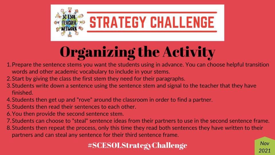 SC_MLE's tweet photo. There’s still time to enter our monthly giveaway - $25 Amazon gift card to someone who tries the November #scesolstrategychallenge! Details here! https://t.co/ay81pf0M5w
