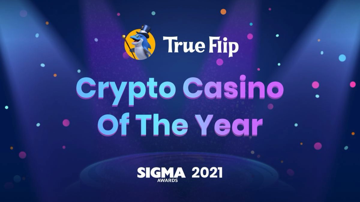 TRUExRock's tweet photo. SIGMA 💥 @iGamingSummit 🏆 True Flip @TrueFliploto named the best Crypto Casino Of The Year!🐬 Proud to be a part of the same mother company, and wish our Big Bro new victories. And… this long and complicated journey we started together 😉 https://t.co/TpJgenWVq8