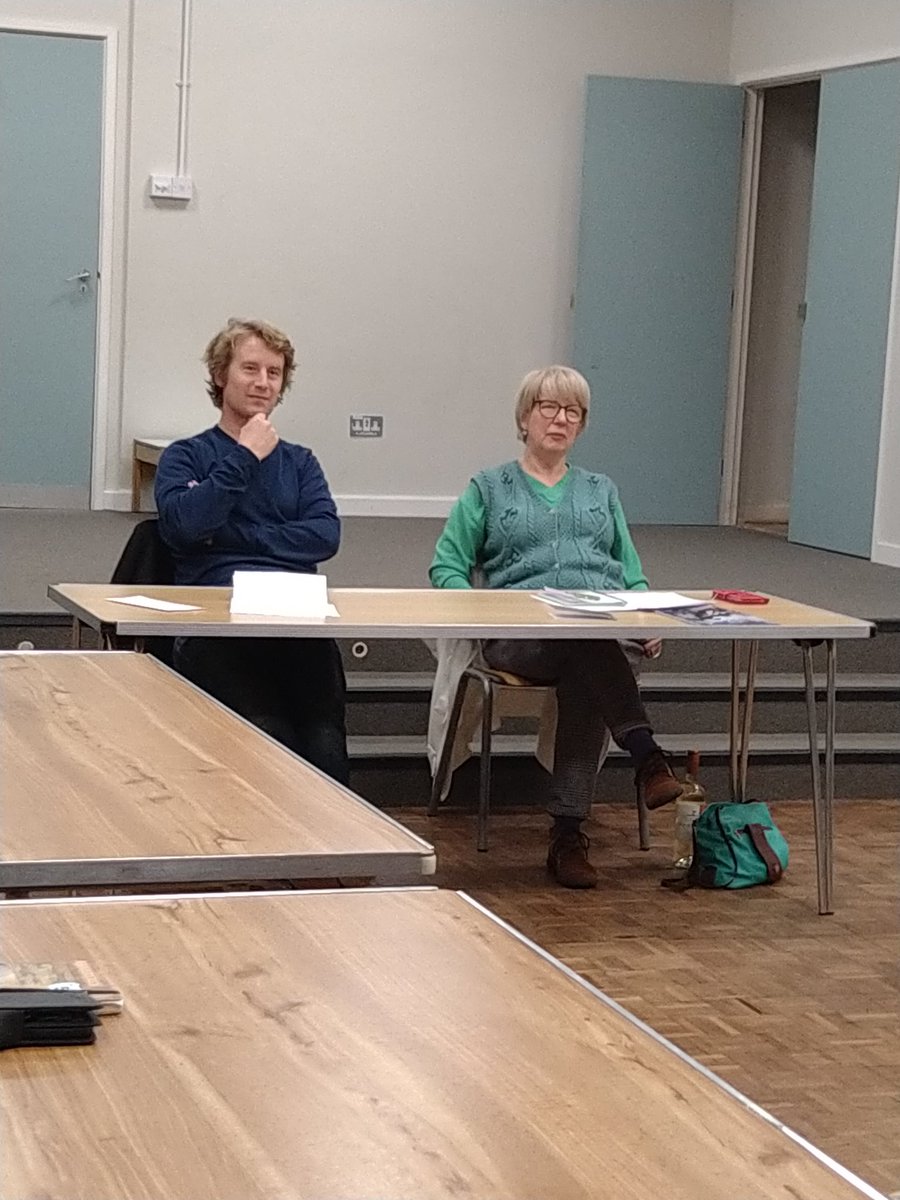 norwichwriters's tweet photo. Timothy Holden returns to give the results of The Cooper Prize. #WritingCommunity #cooperprize https://t.co/Rs8C08mTBf