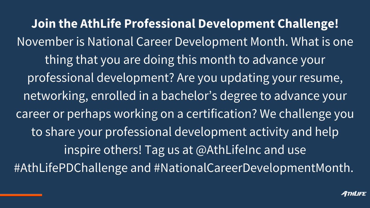 Join our National Career Development Challenge!