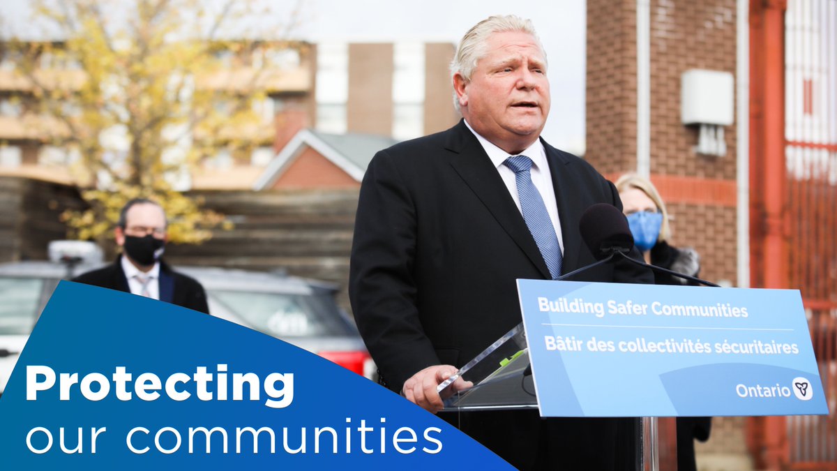 The senseless gun violence we see in our communities needs to stop.

We're investing $75.1 million to reinforce the fight against gun and gang violence and crack down on criminal activity that threatens the safety of our communities.

Learn more:
news.ontario.ca/en/release/100…