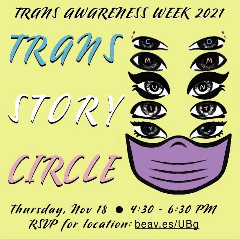 SOL_OSU_QTPOC's tweet image. Join us with the HRWGC with Trans Story Circles 2! 💗