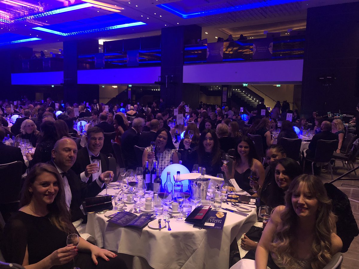 Fabulous <a href="/PwC_UK/">PwC UK</a> table at tonight’s #WIIAwards - good luck to our #insurance practice !