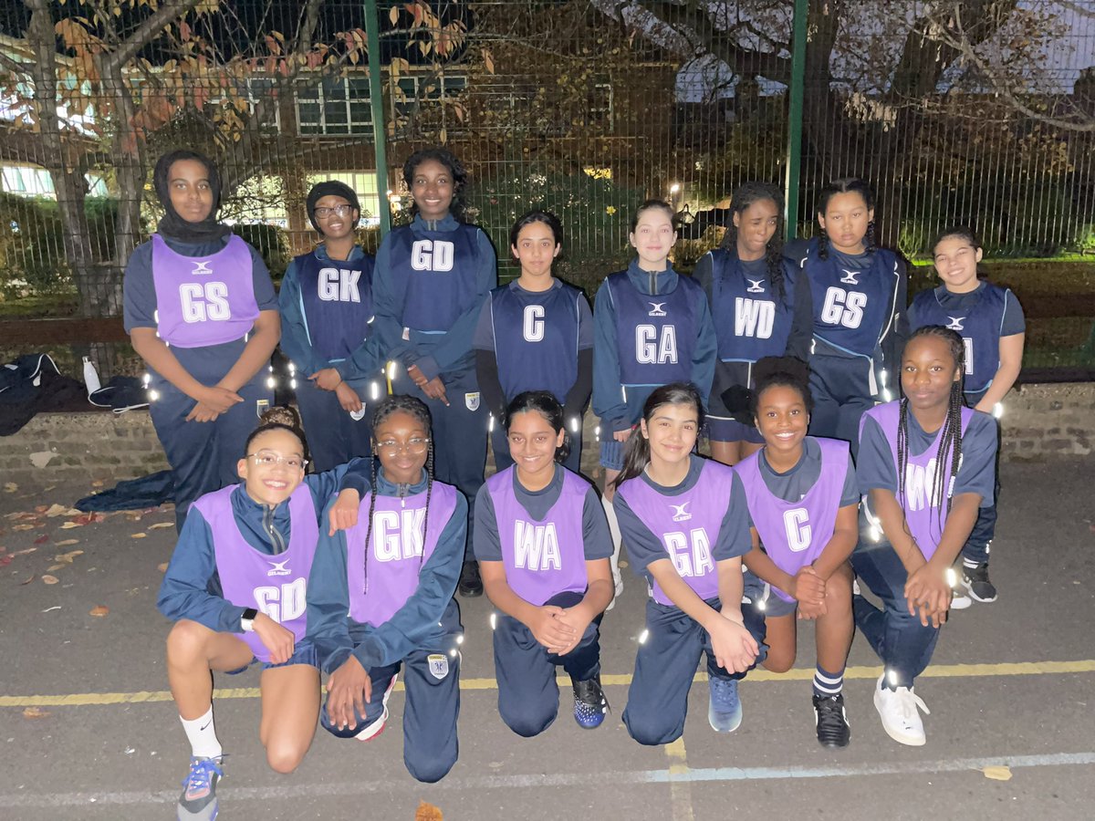 ChobhamacadPE's tweet photo. A huge well done to our @chobhamacademy y7 &amp; 8 netball team today who versed St Angela’s. It was lovely to see smiles, laughter &amp; good sportsmanship. 
A big well done to our Players of the Match 
Y7 - Victory 
Y8 - Kara 👏🏽👏🏽 https://t.co/Eu5st3ZGVJ