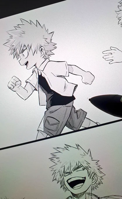 #WIP #sketch something new is coming 🙈 is a looong piece. I will finish it soon! (Still learning how to do manga textures properly 😅) 
