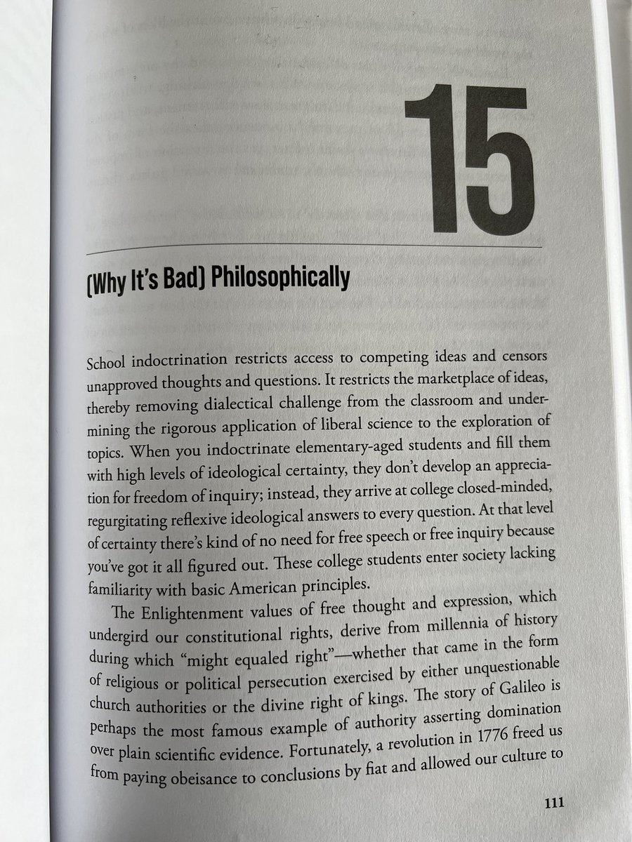I just finished this fantastic book by <a href="/bonniekerrigan/">Bonnie Kerrigan</a> with a foreword by <a href="/JohnHMcWhorter/">John McWhorter</a>.

A must for everyone trying to make sense of the current educational landscape. 

Undoctrinate

amazon.com/dp/1642939129/…