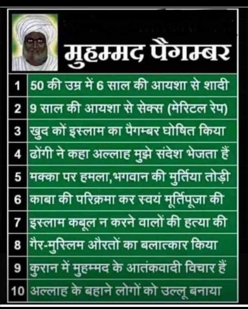 ये असली सच्चाई  है इस सूवर मुहम्मद की
     @A_nuj1 <a href="/Saleem12195039/">Saleem</a> 
<a href="/Pa_635/">❣️पाखी❣️</a> <a href="/affi952_/">𝐅𝐚𝐭𝐢𝐦𝐚 𝐊𝐡𝐚𝐧</a> @Athar_65 @RizwanK3315 <a href="/sonusahil101/">SAHIL_SONU</a> <a href="/SalmaMa212/">ʚଓ</a> @nageshshukl_ind @GunjanT74616684