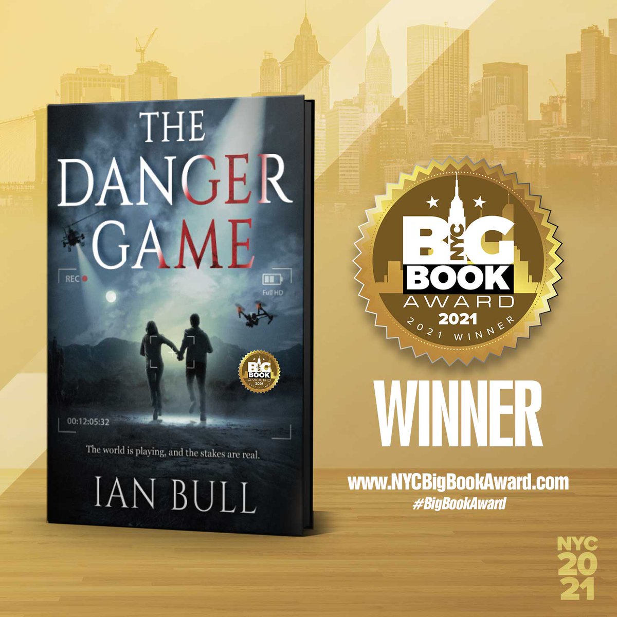 GabbyBookAwards's tweet photo. #Buy a copy

The Danger Game
by Ian Bull
Around the globe, everyone’s playing 
The Danger Game, the most popular storytelling 
app ever created...
https://t.co/C7VRBAwKZe 

2021 NYC BIG BOOK AWARD #Winner #Action #Adventure 
@IanBull3 @storymerchant #BigBookAward #GabbyBookAwards https://t.co/oIdhlPe9Y5