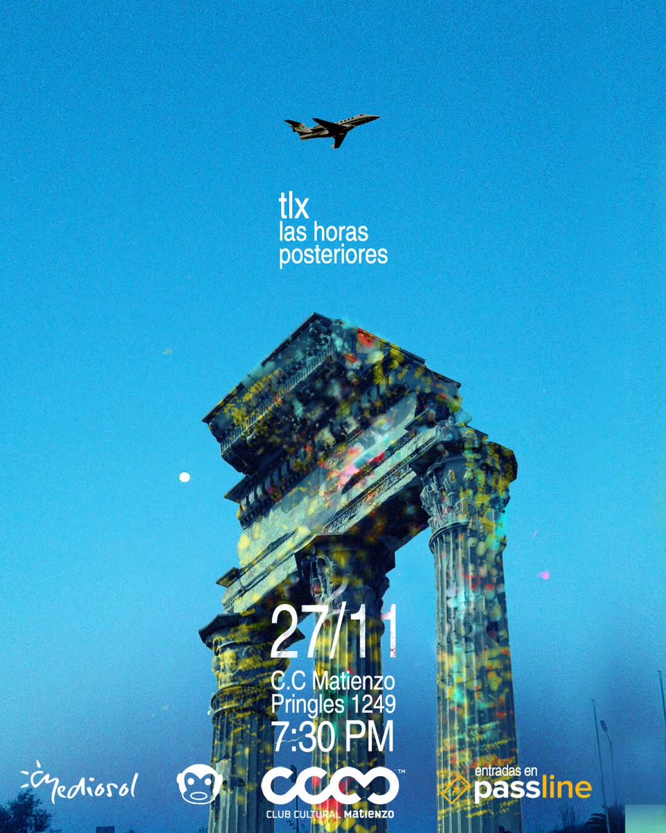 EN VIVO END BAIRES! 
El Sábado 27 de Noviembre en el 
<a href="/cc_matienzo/">Club Cultural Matienzo</a>

entradas en: passline.com/sitio-evento/t…