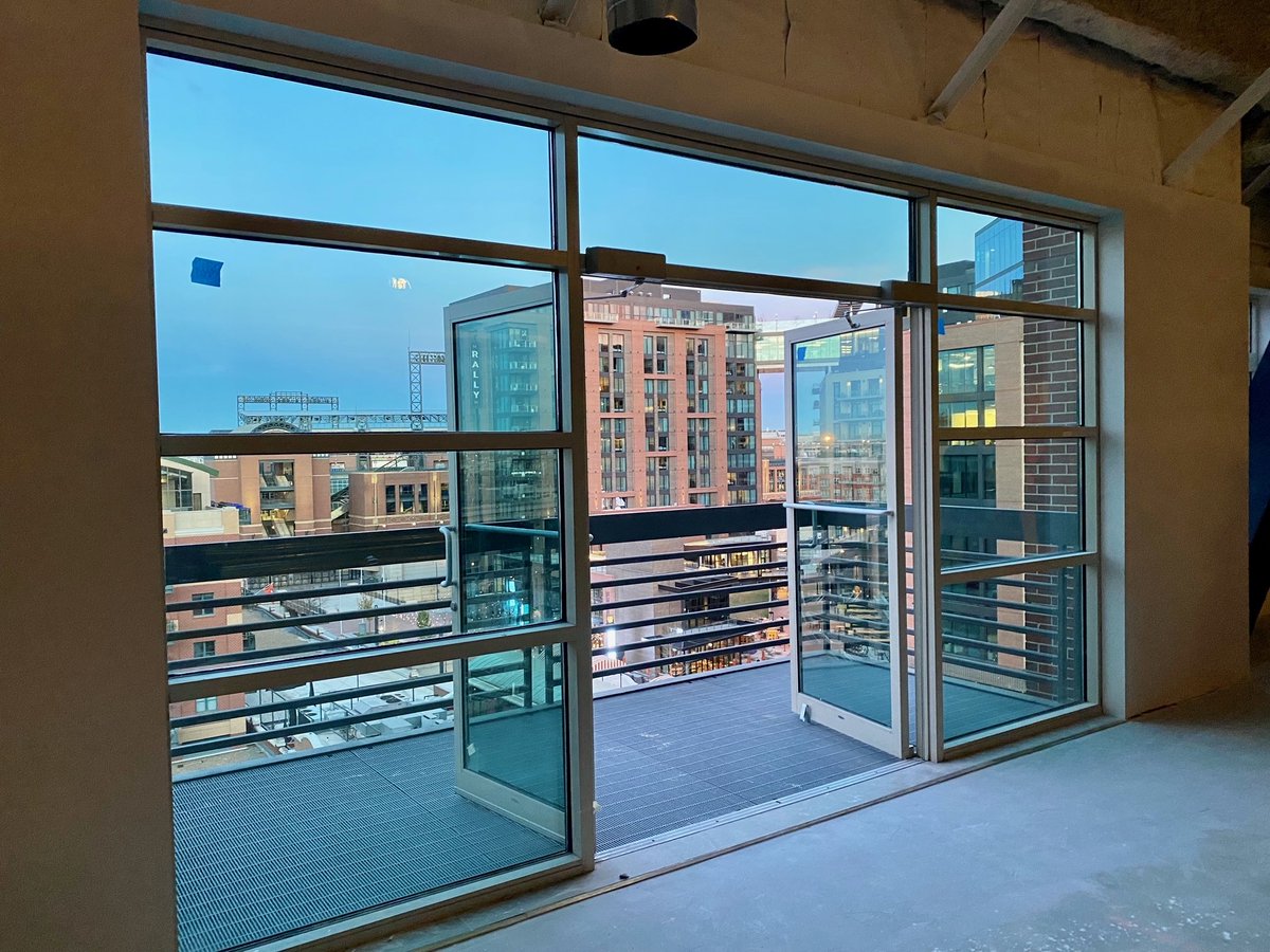 EUA's tweet photo. Our #Denver employees got a sneak peak of the #renovations to our new office downtown (same building, new floor!). Can't wait to see the finished project in a few months! https://t.co/fNhPpCIvpJ