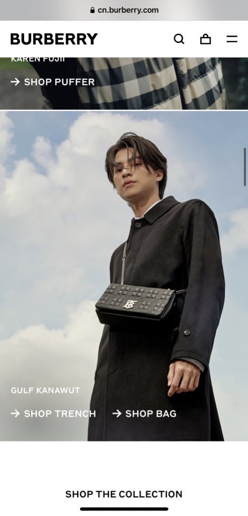 GulfBangladesh's tweet photo. @gulfkanawut on @burberry china and Burberry Canada website 🔥❤️
📌https://t.co/vHBpjZyAxv
📌https://t.co/JXEebtE2jF…
#Burberry #GulfKanawut #กลัฟคณาวุฒิ #BurberryOuterwear
#BurberryOpenSpaces #TheLolaBag
#ลูกบอลของคุณบิ๊กกลัฟ #PhiBalls https://t.co/Z0lysKutkQ