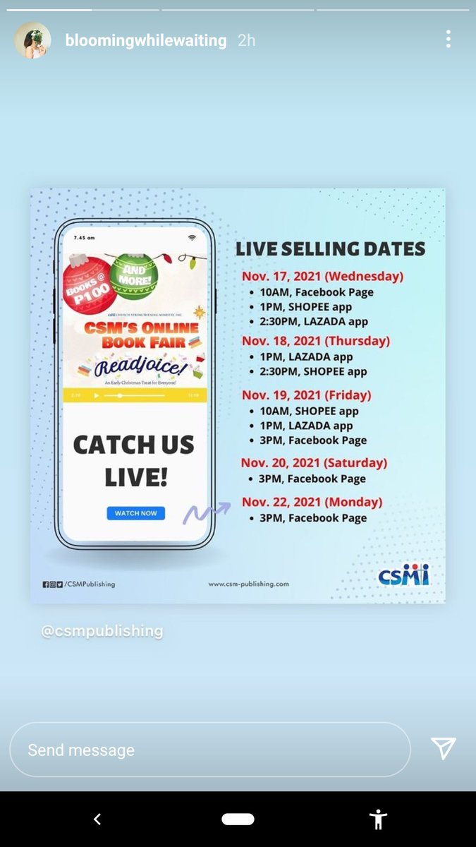 Catch us live, interact, and win exciting prizes! 🎁

#Readjoice #CSMOnlineBookFair