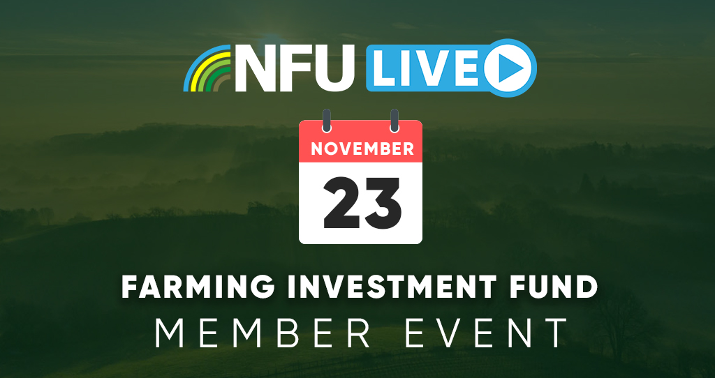 Today, <a href="/DefraGovUK/">Defra UK</a> announced that the Farming Investment Fund is open. Our experts will download the detail and tell you everything you need to know in our virtual event on Tuesday 23 November at 3:00pm. Register for your place here 👉 ow.ly/2wHz50GP3X4