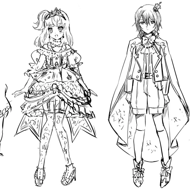 Some chara design stuff for Idol Royale chapter 3! 