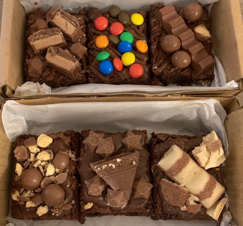 griffi316's tweet photo. My better half Zoe and I are launching ShoesCakes.

From Celebration Cakes made to order, to cupcake boxes and brownie selection boxes, topped with whatever you want. 

Follow us on @shoescakesltd on Instagram and DM there or me on here for inquiries. Retweets appreciated 😊 https://t.co/HVXj4MQVVw