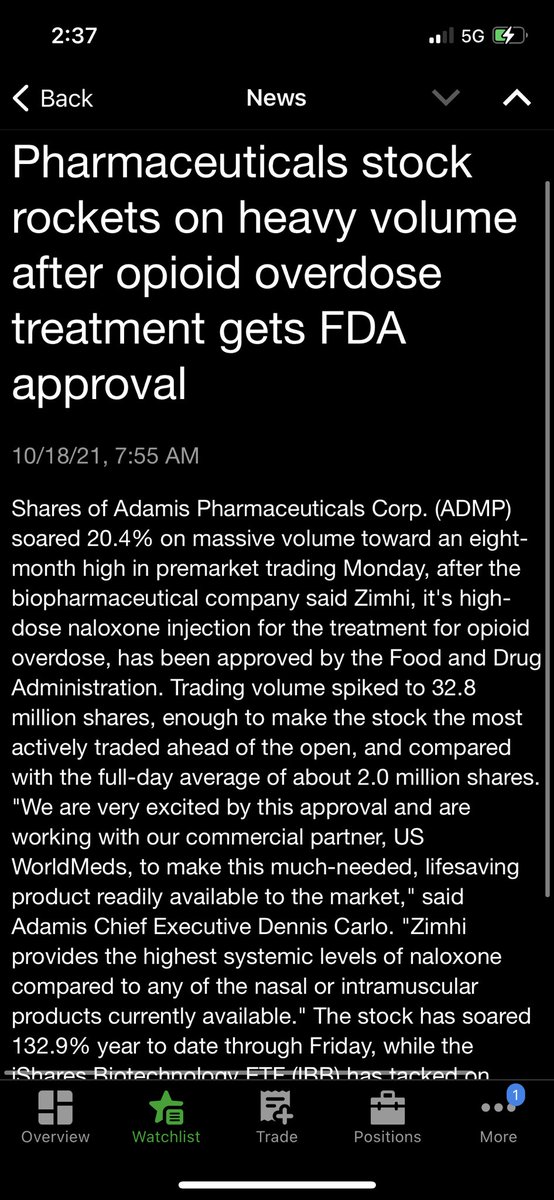 roberto1819's tweet photo. $ADPM $LXRX 🚀 https://t.co/JGv4QjTR98
