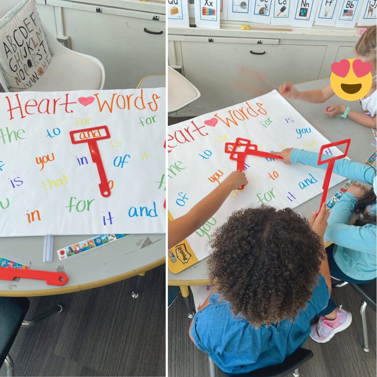 Reviewing our Heart ♥️ words playing heart word Splat! @RISDLitandInt 
•
•
#RISDLitandInt #RISDPoweroflove #literacylove