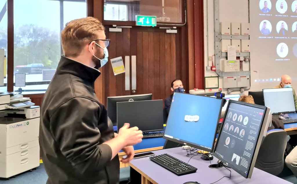 JeremyMaddenJM's tweet photo. Thank you very much for today a valuable and valued insight into the furniture industry from our friends in @HexagonAB. We really appreciate the continued support from @alphacameire @SeanfaceM001 and @CassidyMarieCV for their face to face and online class in @gmitletterfrack https://t.co/xa7UYMPlQR