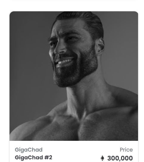 GigaChad NFT tweet media