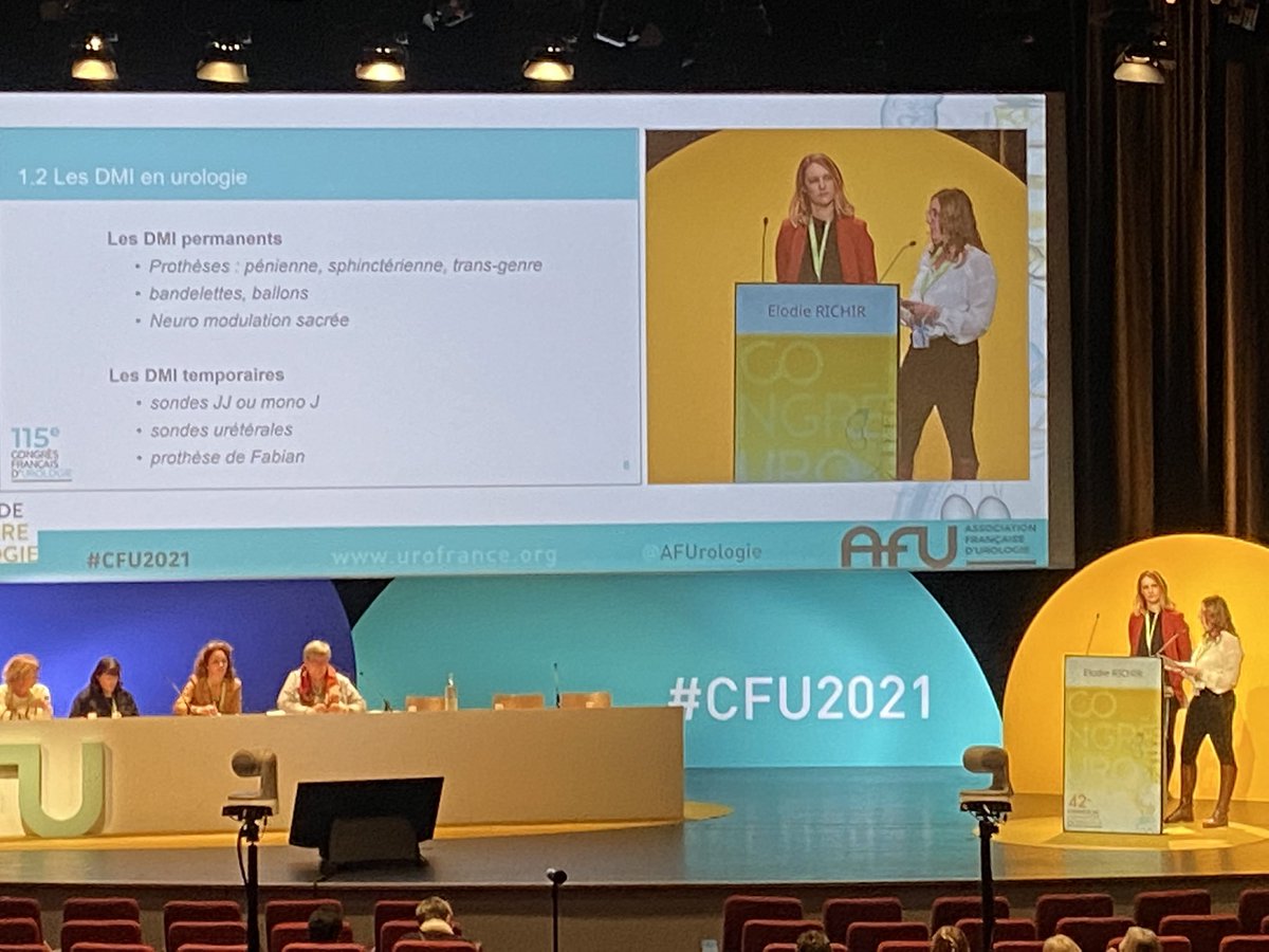 jo_olivier85's tweet photo. Belle présentation sur les dispositifs médicaux implantables en urologie et leur traçabilité par les IBODEs du @CHU_Lille au #CFU2021 https://t.co/l3A33rTXs6
