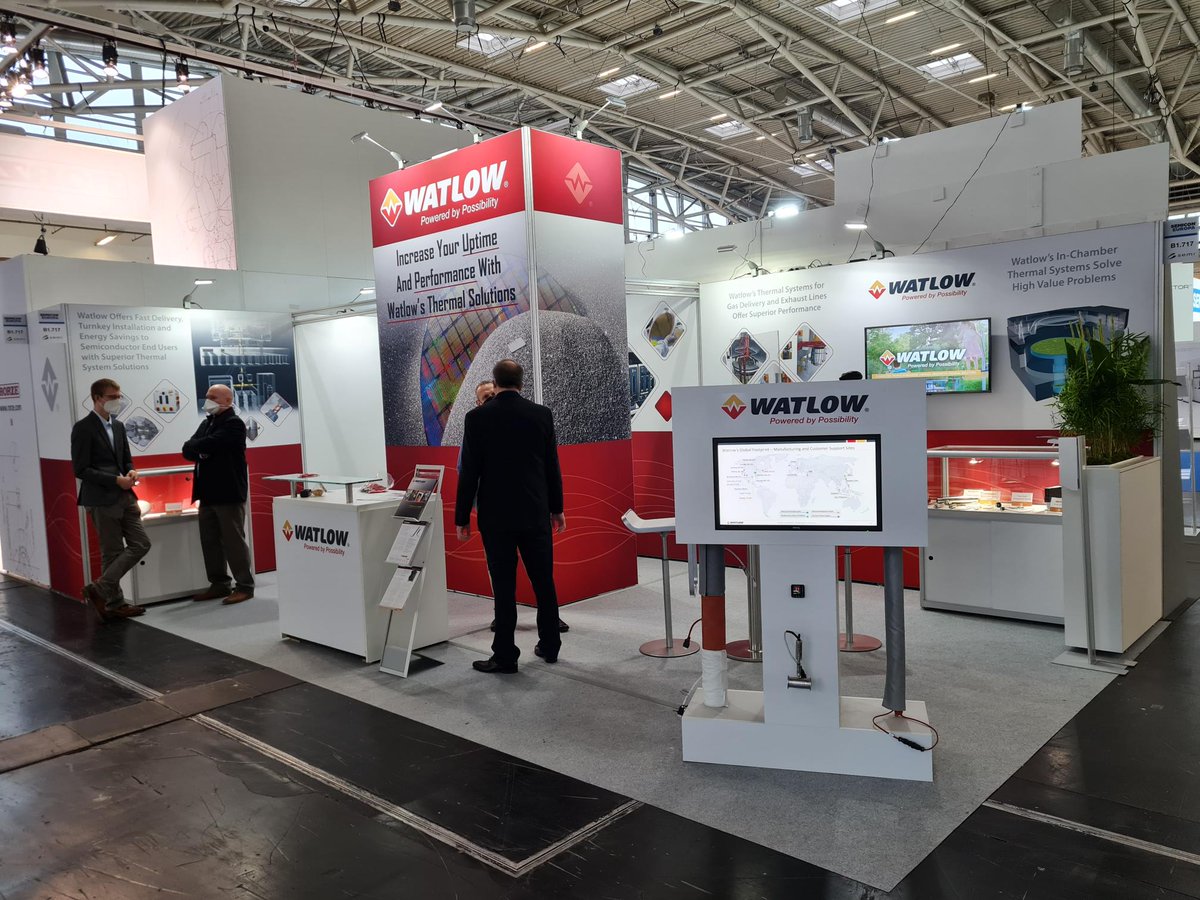 Come visit our Watlow Team at #SEMICONEuropa. Feel free to drop by and learn more about increasing your up-time and performance with our thermal solutions. Find us at booth #717
