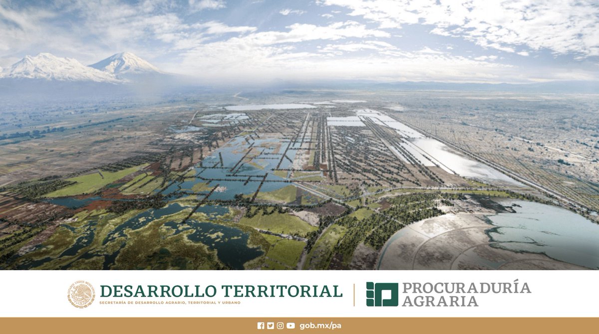 PAgraria's tweet photo. #CosechandoMetas🏁🚜
La mesa "Territorio"🏞️ también incorpora el ordenamiento territorial de la zona, para que las tierras sean reintegradas a los núcleos y se incorporen en una futura ANP, del cual se deriva el proyecto del Parque Ecológico Lago de Texcoco.🎡🎢🏕️ https://t.co/HQdgeVJ4mh