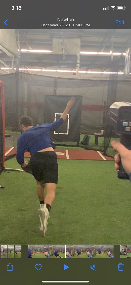 ben_baggett's tweet image. Compared @B_brown_12 _ pulling the upper half through in a curvilinear manner. Ripping a 1lb plyo 77. Equivalent to likely slinging 100, which he indeed does. Coincidence?

#pitcher #pitchingtraining #velocity #velocitytraining #90mphformula #100mphformula #wordsalad #training