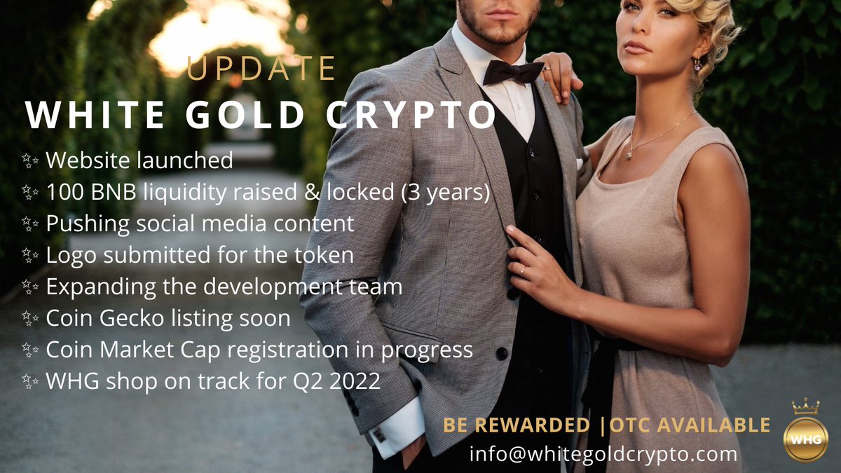 WhiteGoldWHG's tweet photo. Massive inaugural Tweet!!
#Crypto #cryptotrading #100xgem #altcoin #whitegoldcrypto @WhiteGoldWHG Join the Telegram discussion now and get on board  https://t.co/z5cUDGmyPz https://t.co/Onp9evCKFx
