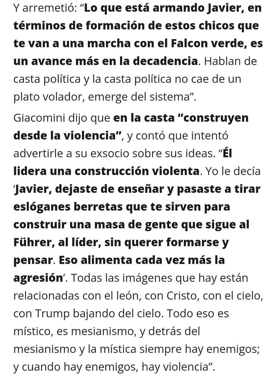 jotaalonso's tweet photo. El ex socio de Milei dice que el economista asesor de empresarios millonarios está creando el huevo de la serpiente con Falcon verdes y militares vinculados a los genocidas. La ultraderecha está forjando una alianza con Bullrich y los sectores más retrógrados de JxC y la UCR. https://t.co/ohBvKLiwPq