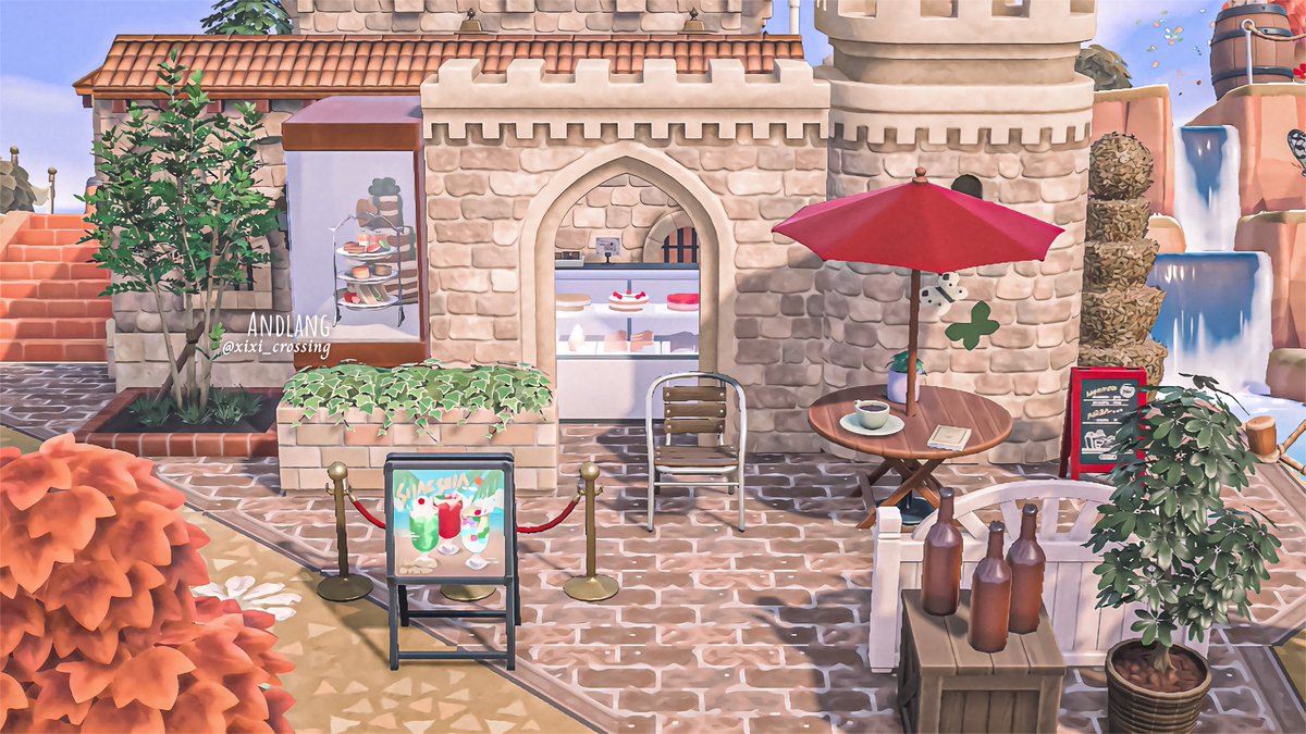 xixi_playing's tweet image. You’re invited for cakes 🍰  #AnimalCrossing #ACNH