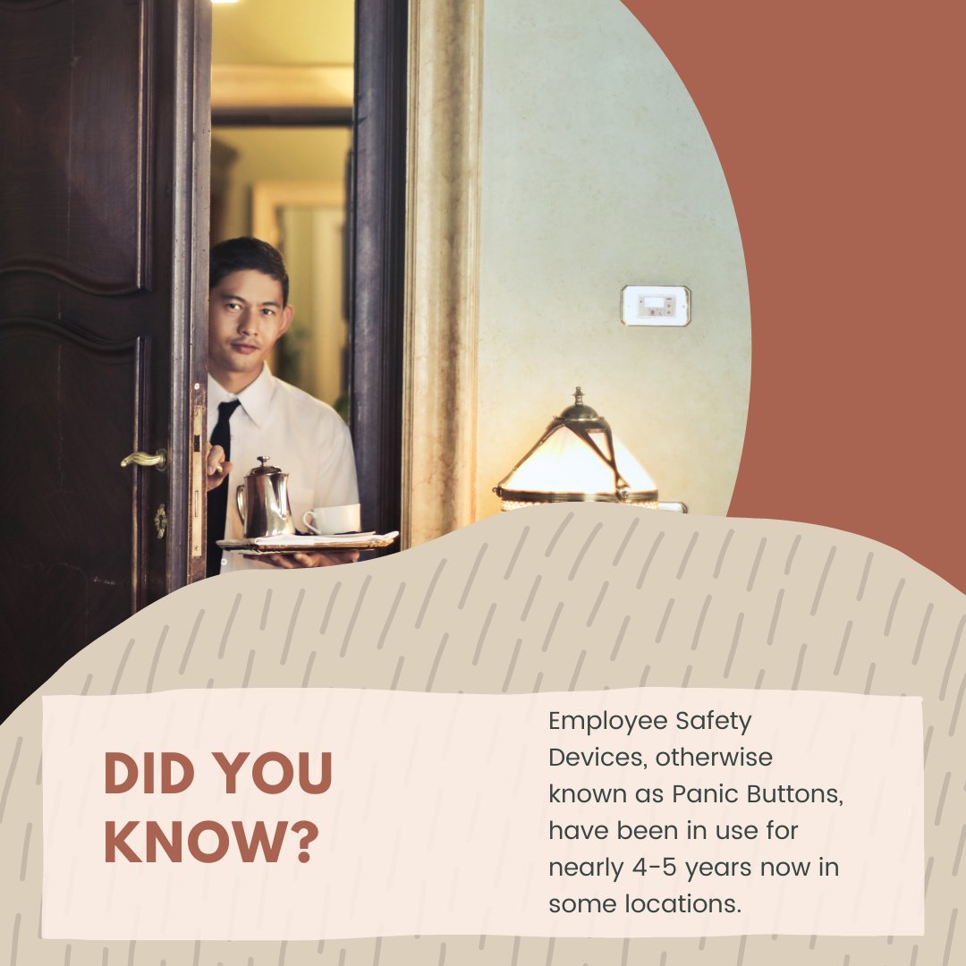 revlabtech's tweet photo. Hotel Panic Button Systems 🚨 have been around for some time! More and more states are joining in the upcoming years! 
#panicbutton #panicbuttonsystem #blebeacon #bluetoothbeacon #njhotel #nyhotel #pahotel #hotelsafety #safetyfirst #employeesafety #keepyouremployeessafe  #hotel https://t.co/ETmGNb9sAw