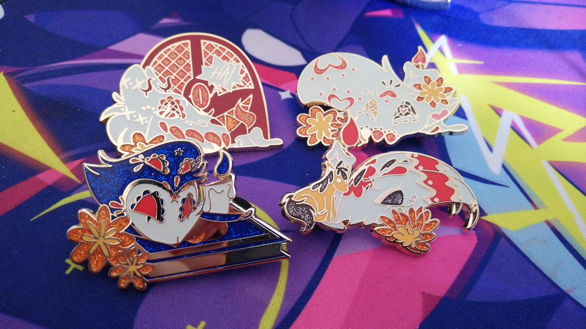 NamelessAnami's tweet photo. These 4 boys have arrived!!! Still waiting for Charlie, Vaggie and Husk to come home!!
#pinupdate #hazbinfanpin #HazbinHotel https://t.co/FosnPrPn6f