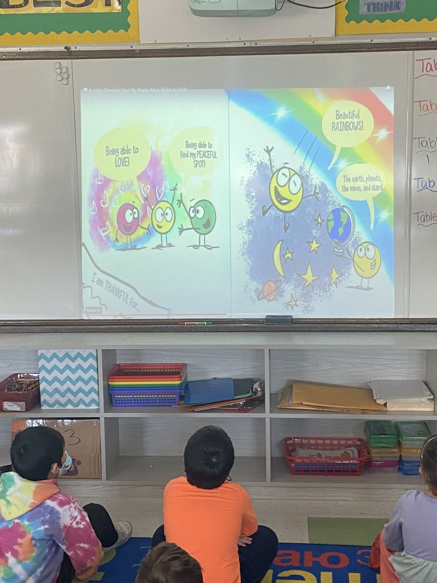 NinaPetruzzella's tweet photo. Today we read โA Thankful Little Dotโ by @imnotascribble and made a list of all the things we are grateful for! #WeeAreThankful #gratitude @MsMongelli @WeehawkenTSD @McginleyIsabel https://t.co/XMbYIGwMkN