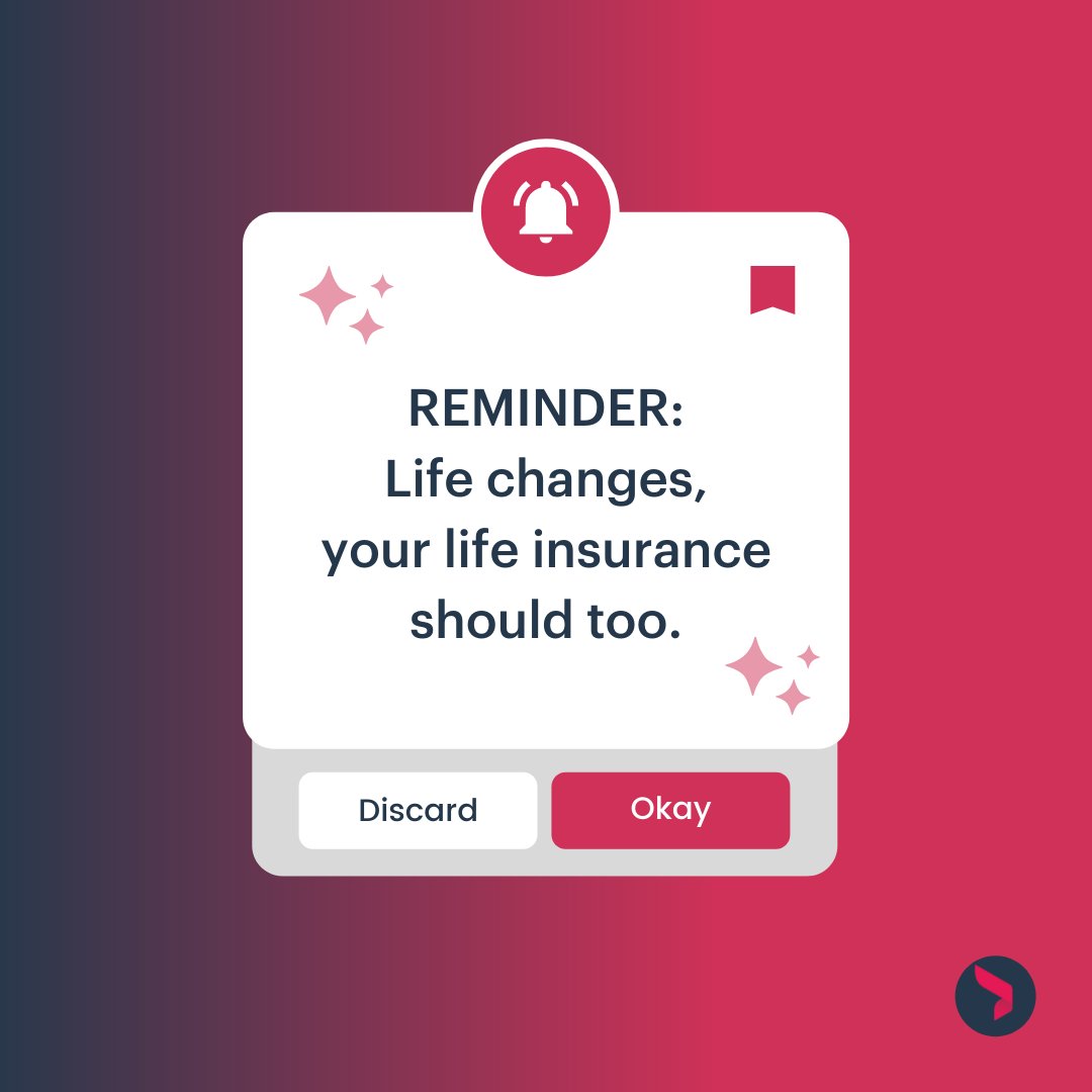 Whatever change has come your way - a new house, new relationship status, a new baby, or even a new job - it's a good idea to review your life insurance policy and make any needed adjustments.

Get in touch for your free protection review 📱