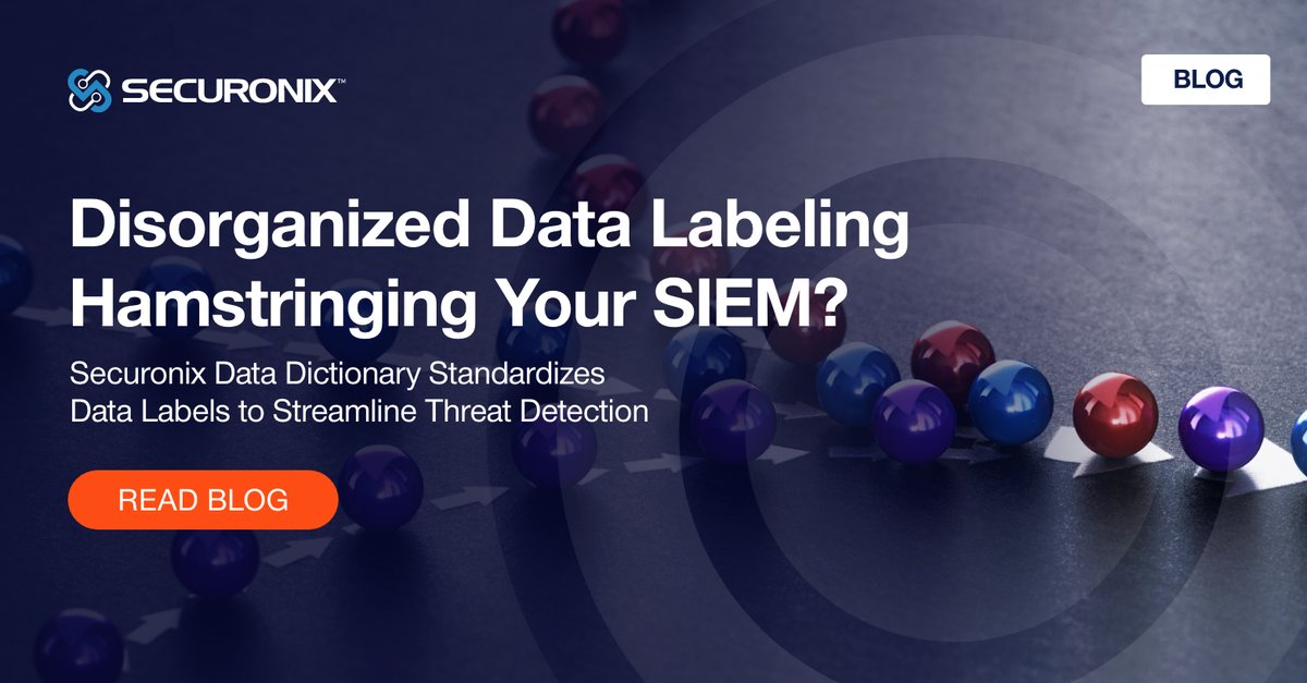 📖 One of the biggest challenges a security team faces is differentiating anomalies from true malicious behavior. <a href="/Securonix/">Securonix</a> Next-Gen #SIEM solves this data inconsistency challenge by simplifying how analysts search and label data. #DataDictionary sc.securonix.com/u/6P0rM3