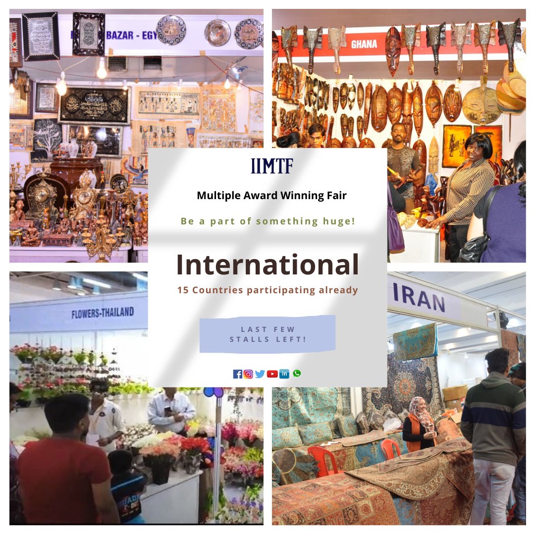 _iimtf's tweet photo. Participate in India's biggest exhibition of the year. Give your brand a boost in front of quality crowd awaiting for your product. Stall Booking open. 

For queries:
Email- marketing@gsmktg.com
Whatsapp- https://t.co/BQNtvrsYG1
#iimtf #megatradefair #kolkata #iimtfkolkata https://t.co/j4P3WzmOnQ