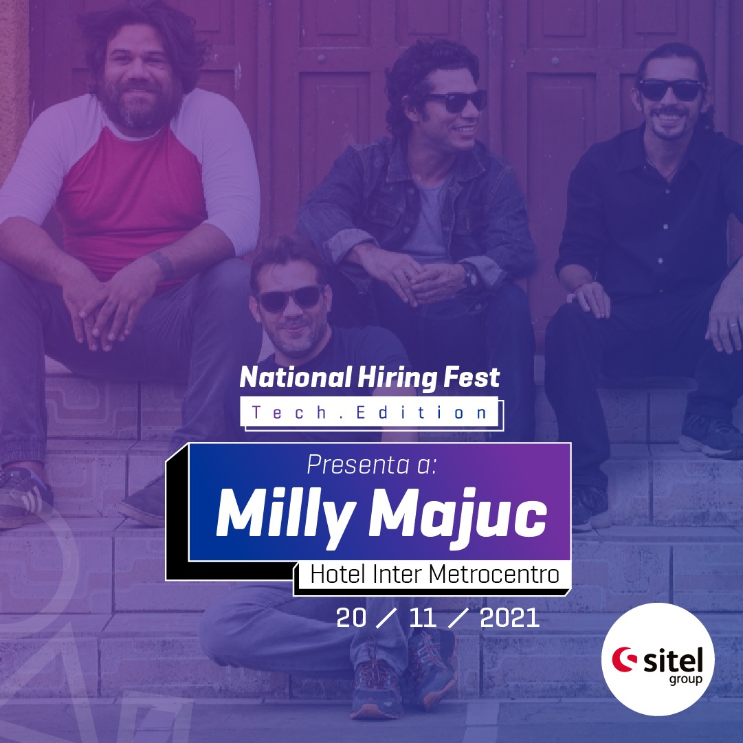 🎶 <a href="/millymajuc/">MillyMajuc</a> se presenta este sábado en el #NationalHiringFest #TechEdition de <a href="/sitel_nicaragua/">SITEL Nicaragua</a>.
🕕 10 AM - 7 PM.

#MillyMajuc #PopolRock #Conciertos #Live #JobFair #SitelNicaragua