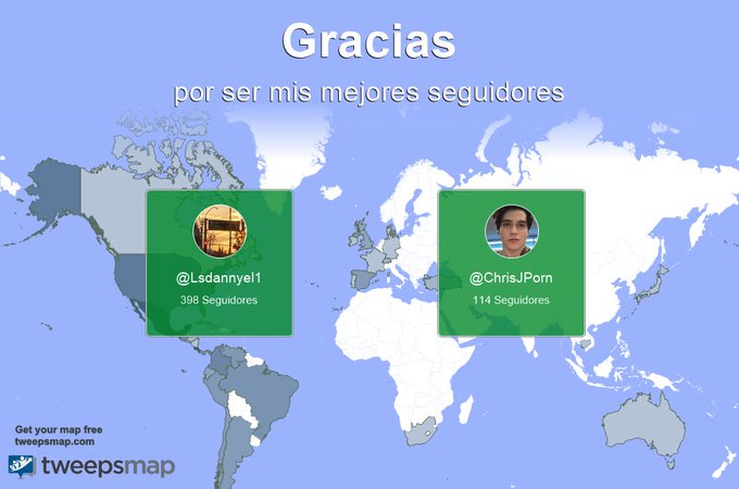 Un agradecimiento especial a mis mejores seguidores esta semana @Lsdannyel1, @ChrisJPorn https://t.c<a href="/tag/instagram"class="tags"><span>#instagram</span></a><a href="/tag/like"class="tags"><span>#like</span></a><a href="/tag/facebook"class="tags"><span>#facebook</span></a><a href="/tag/friens"class="tags"><span>#friens</span></a><a href="/tag/whatsapp%20"class="tags"><span>#whatsapp </span></a>