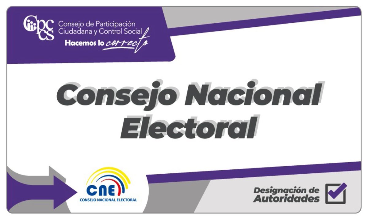 🗞Boletín de prensa | Abierta convocatoria para ser parte de la #ComisiónCiudadanaDeSelección que designará a nuevos vocales del <a href="/cnegobec/">cnegobec</a>. 

Más información 👇 
cpccs.gob.ec/2021/11/abiert… 

#DesignaciónDeAutoridades