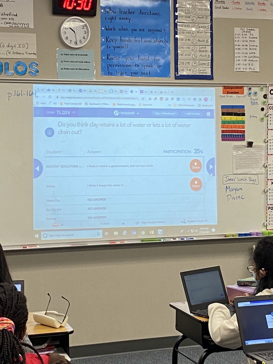 Demetrios45's tweet photo. Nearpod with Properties of Soil. @MsGazzaway @OutleyE #NearpodNovember https://t.co/h3LCqTQBhw