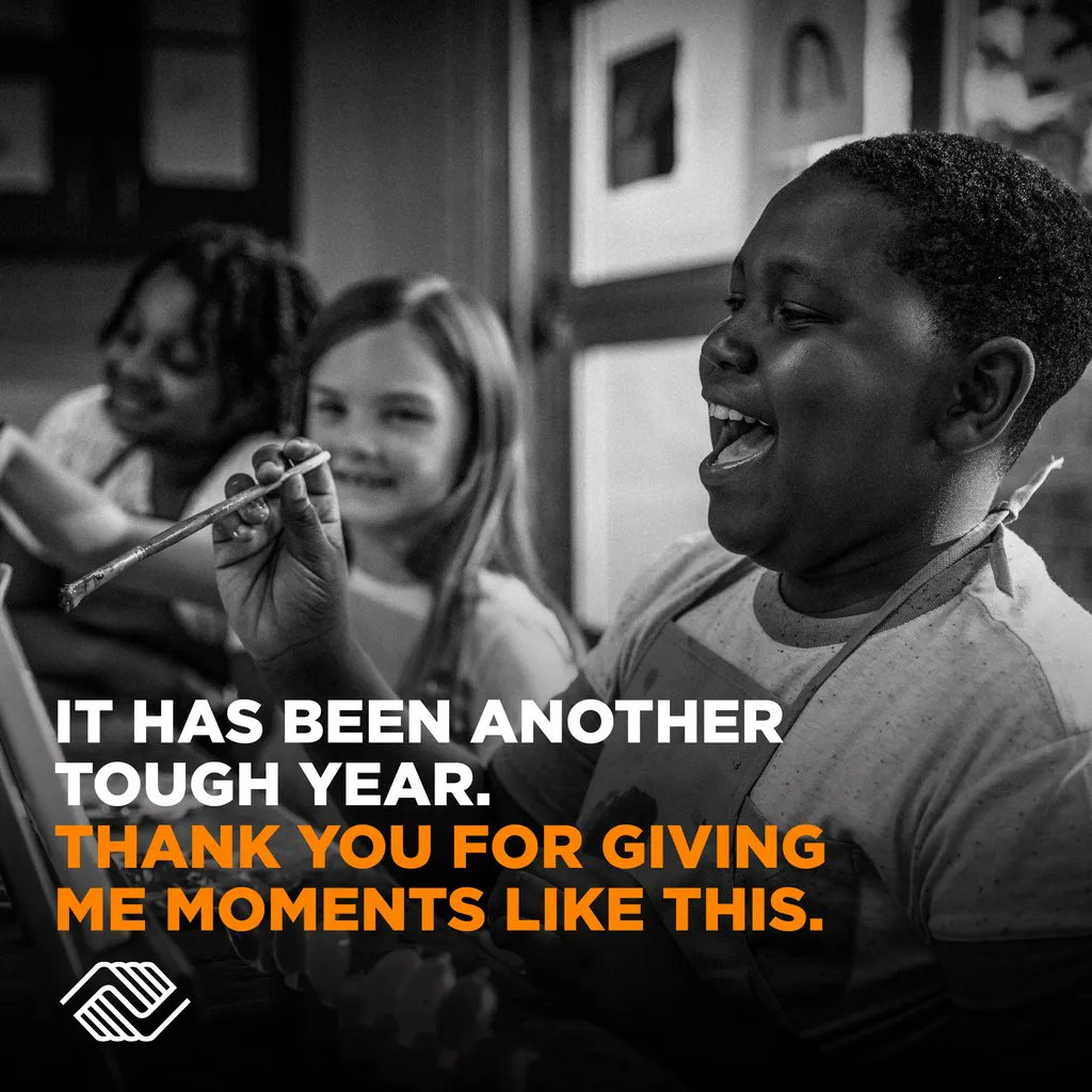 A hot meal. Someone who believes in you. A chance to try something new. Thank you for giving countless Club members moments like these during another challenging year. When kids have clubs, and clubs have you, tough times can lead to great moments.#Thankful #GreatFuturesStartHere